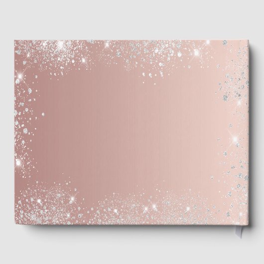 Sweet 16 roos gouden witte jurk verjaardag gastenboek (Achterkant)