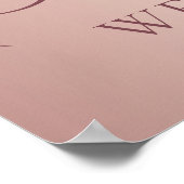 Sweet 16 rose gold stars welcome poster (Hoek)