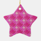 Sweet 16, Roze Diamonds-nummer Keramisch Ornament (Voorkant)