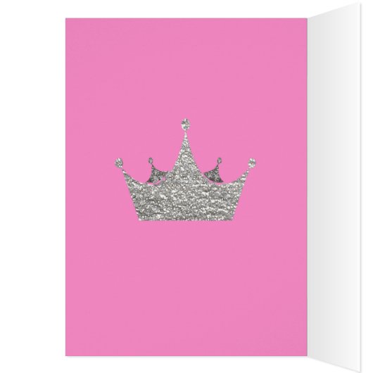 Sweet 16 Roze Glam Dress Birthday Card (Binnen (Links))