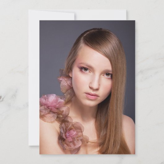 Sweet 16 Roze Glitter Birthday Uitnodiging (Achterkant)