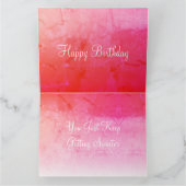 Sweet 16 roze Kaart (Binnen)