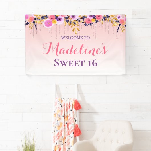 Sweet 16 | Roze vuilnisbak Spandoek (Insitu)