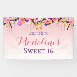 Sweet 16 | Roze vuilnisbak Spandoek