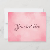 Sweet 16 Roze Waterverf Foto Bedankt (Achterkant)
