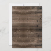 Sweet 16 Rustic Fairytale Barn Wood Birthday Party Kaart (Achterkant)