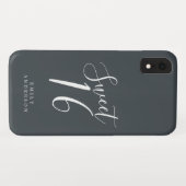 Sweet 16 Script Black White 16th Birthday Case-Mate iPhone Case (Achterkant (horizontaal))