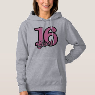 Sweet 16-shirt, Sweet 16-meisjes cadeau, Sweet 16- Hoodie
