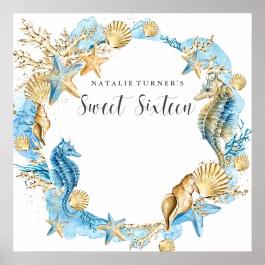 Sweet 16 Signature Message Board Poster (Voorkant)
