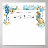 Sweet 16 Signature Message Board Poster (Voorkant)