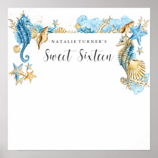 Sweet 16 Signature Message Board Poster (Voorkant)
