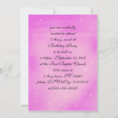 Sweet 16 Silhouette Birthday Kaart (Achterkant)