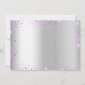 Sweet 16 silver purple save the date (Achterkant)