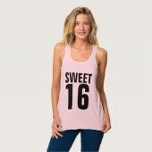 SWEET 16 SIXTEEN GIRLS BIRTHDAY T-SHIRTS (Volledige Voorkant)