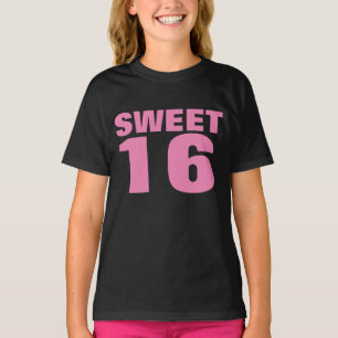 SWEET 16 SIXTEEN GIRLS T-SHIRTS T - SHIRTS