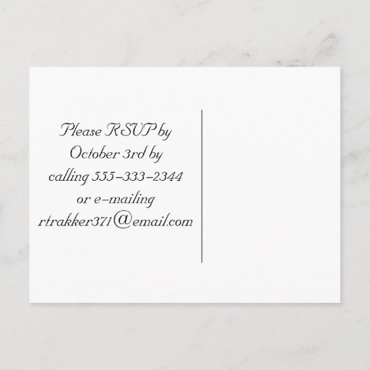 Sweet 16 Sixteen Kaart Invitation (Achterkant)