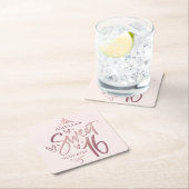 Sweet 16 Sixteen rose gold Kartonnen Onderzetters (Insitu)