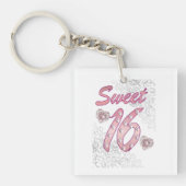 Sweet 16-sleutelring sleutelhanger (Voorkant)