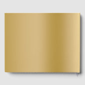 Sweet 16 smaragdgroene gouden sierbloemen gastenboek (Achterkant)