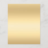 Sweet 16 smaragdgroene goudjurk bloembudget flyer (Achterkant)