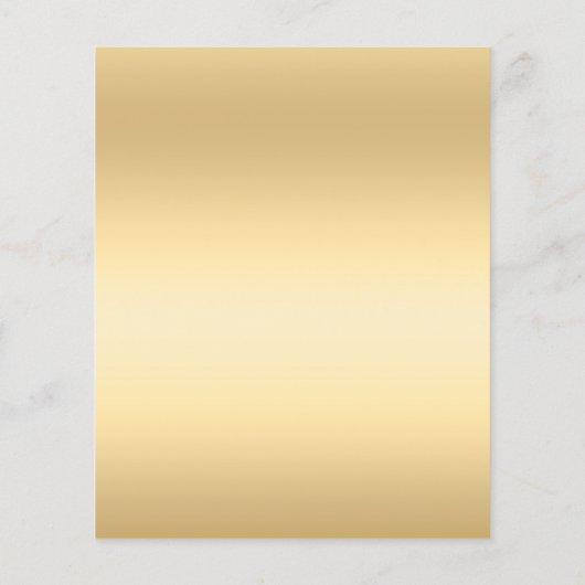 Sweet 16 smaragdgroene goudjurk bloembudget flyer (Achterkant)