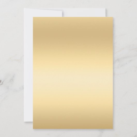 Sweet 16 smaragdgroene goudjurk bloemen kaart (Achterkant)