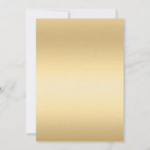 Sweet 16 smaragdgroene goudjurk bloemluxe kaart (Achterkant)