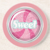 Sweet 16 Snoep Design Party Onderzetters (Voorkant)