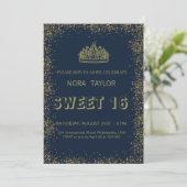 Sweet 16 Soirée: Glam, Glitz en Goede Tijden! Kaart (Staand voorkant)