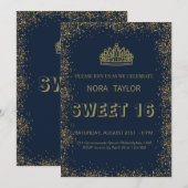 Sweet 16 Soirée: Glam, Glitz en Goede Tijden! Kaart (Voorkant / Achterkant)