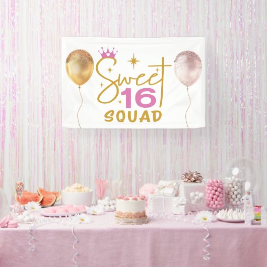 Sweet 16 Squad Spandoek (Feest)
