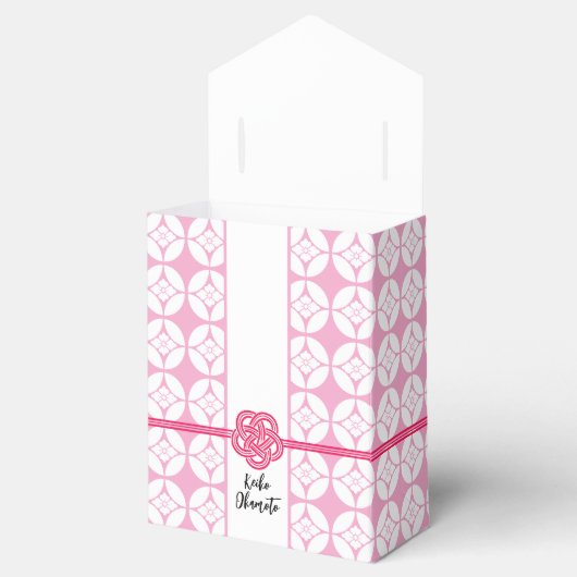 Sweet 16 Sushi feest 花菱七宝紋 Hanabishi Shippo Bedankdoosjes (Geopend)