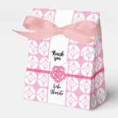 Sweet 16 Sushi feest 花菱七宝紋 Hanabishi Shippo Bedankdoosjes (Voorkant Zijde)