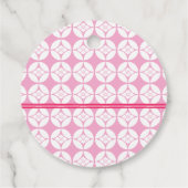 Sweet 16 Sushi feest 花菱七宝紋 Hanabishi Shippo Bedankjes Labels (Achterkant)