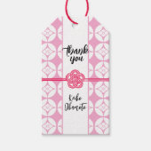 Sweet 16 Sushi feest 花菱七宝紋 Hanabishi Shippo Cadeaulabel (Voorkant)