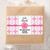 Sweet 16 Sushi feest 花菱七宝紋 Hanabishi Shippo Etiket (Insitu)