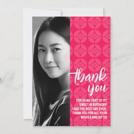 Sweet 16 Sushi feest 花菱七宝紋 Hanabishi Shippo Kaart (Achterkant)