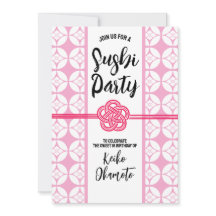 Sweet 16 Sushi feest 花菱七宝紋 Hanabishi Shippo