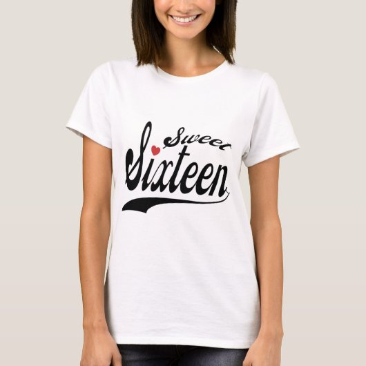 Sweet 16 t-shirt (Voorkant)
