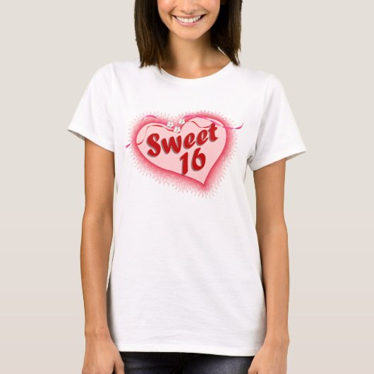 Sweet 16 t-shirt (Voorkant)