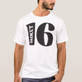 Sweet 16 t-shirt (Voorkant)