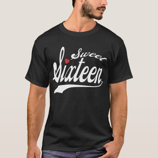 Sweet 16 t-shirt (Voorkant)