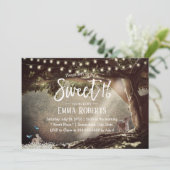 Sweet 16  Tree String Lights Woodland Kaart (Staand voorkant)