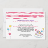 Sweet 16 Trendsetter Unicorn Birthday Parade Kaart (Achterkant)