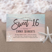 Sweet 16 Tropische zomervakantie Kaart