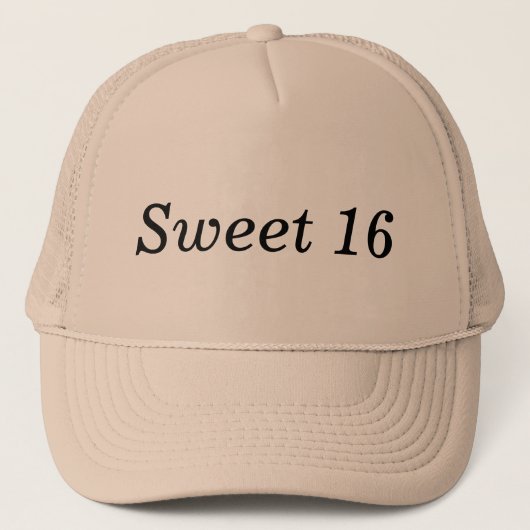 sweet 16 trucker pet (Voorkant)