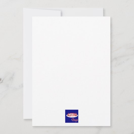 Sweet 16 Uitnodiging Kaart/Groet (Achterkant)