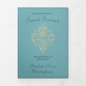 Sweet 16 Uitnodiging Masquerade Party (Cover)