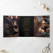 Sweet 16 Uitnodiging Masquerade Party (Binnen)