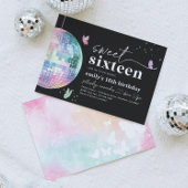 Sweet 16 uitnodiging op zaterdag